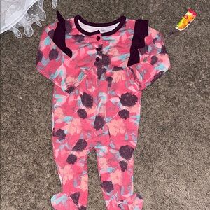 Charming Pink and Purple Kids Footie